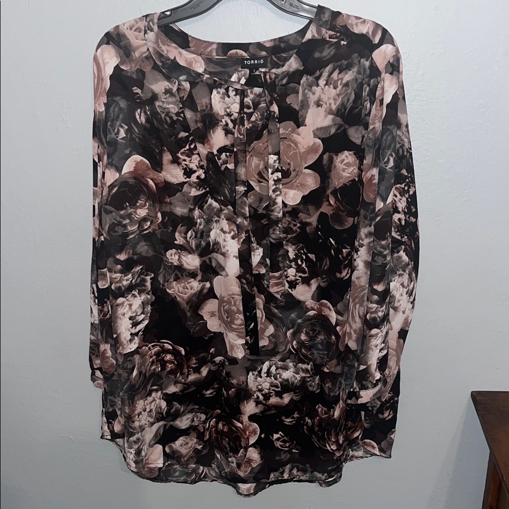 Torrid Women's Floral Blouse